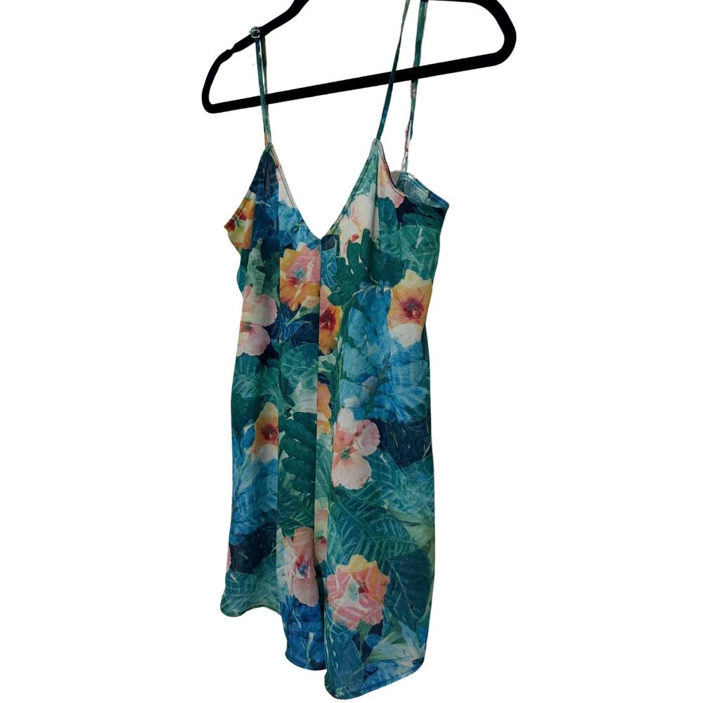 SHOW ME YOUR MUMU Rascal Romper North Shore Floral Tropical Print Shorts Small - Picture 4 of 8